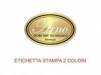 Etichette adesive per fioristi, fiorai e vivaisti (mm 35x23) (cod.20G)